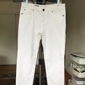 White Corduroy Pants - KUT - Size 8